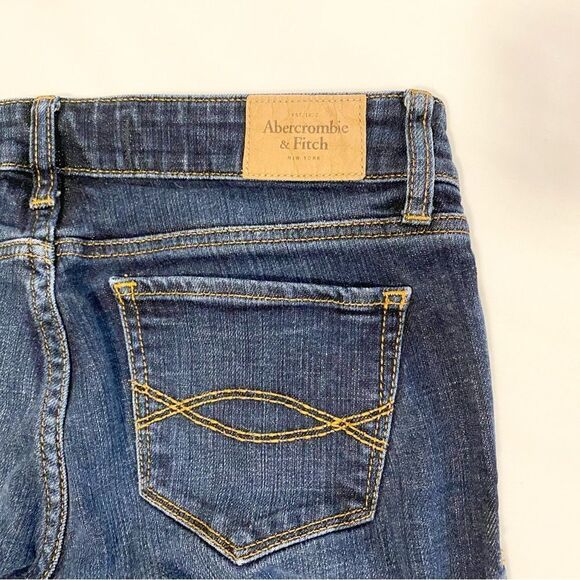 Abercrombie & Fitch bootcut stretch jeans W 26 L 33 on label. - Picture 6 of 9